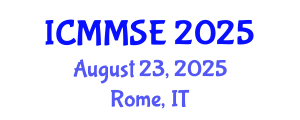 International Conference on Metallurgy, Materials Science and Engineering (ICMMSE) August 23, 2025 - Rome, Italy