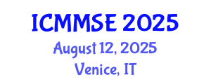 International Conference on Metallurgy, Materials Science and Engineering (ICMMSE) August 12, 2025 - Venice, Italy