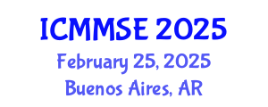 International Conference on Metallurgy, Materials Science and Engineering (ICMMSE) February 25, 2025 - Buenos Aires, Argentina