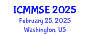 International Conference on Metallurgy, Materials Science and Engineering (ICMMSE) February 25, 2025 - Washington, United States