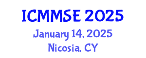 International Conference on Metallurgy, Materials Science and Engineering (ICMMSE) January 14, 2025 - Nicosia, Cyprus