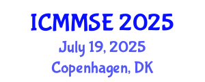 International Conference on Metallurgy, Materials Science and Engineering (ICMMSE) July 19, 2025 - Copenhagen, Denmark