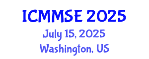 International Conference on Metallurgy, Materials Science and Engineering (ICMMSE) July 15, 2025 - Washington, United States