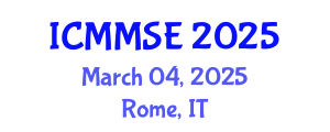 International Conference on Metallurgy, Materials Science and Engineering (ICMMSE) March 04, 2025 - Rome, Italy
