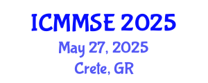 International Conference on Metallurgy, Materials Science and Engineering (ICMMSE) May 27, 2025 - Crete, Greece