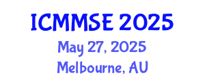 International Conference on Metallurgy, Materials Science and Engineering (ICMMSE) May 27, 2025 - Melbourne, Australia