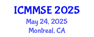 International Conference on Metallurgy, Materials Science and Engineering (ICMMSE) May 24, 2025 - Montreal, Canada