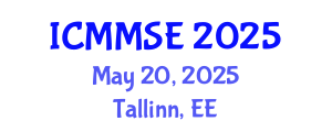 International Conference on Metallurgy, Materials Science and Engineering (ICMMSE) May 20, 2025 - Tallinn, Estonia