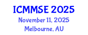International Conference on Metallurgy, Materials Science and Engineering (ICMMSE) November 11, 2025 - Melbourne, Australia