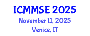 International Conference on Metallurgy, Materials Science and Engineering (ICMMSE) November 11, 2025 - Venice, Italy