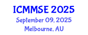 International Conference on Metallurgy, Materials Science and Engineering (ICMMSE) September 09, 2025 - Melbourne, Australia