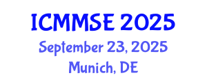 International Conference on Metallurgy, Materials Science and Engineering (ICMMSE) September 23, 2025 - Munich, Germany