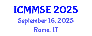 International Conference on Metallurgy, Materials Science and Engineering (ICMMSE) September 16, 2025 - Rome, Italy