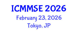 International Conference on Metallurgy, Materials Science and Engineering (ICMMSE) February 23, 2026 - Tokyo, Japan