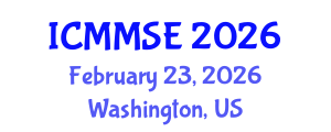 International Conference on Metallurgy, Materials Science and Engineering (ICMMSE) February 23, 2026 - Washington, United States International Conference on Metallurgy, Materials Science and Engineering (ICMMSE) February 23, 2026 - Washington, United States