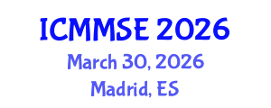 International Conference on Metallurgy, Materials Science and Engineering (ICMMSE) March 30, 2026 - Madrid, Spain International Conference on Metallurgy, Materials Science and Engineering (ICMMSE) March 30, 2026 - Madrid, Spain