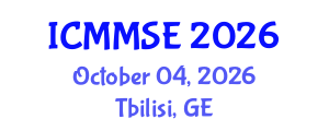 International Conference on Metallurgy, Materials Science and Engineering (ICMMSE) October 04, 2026 - Tbilisi, Georgia International Conference on Metallurgy, Materials Science and Engineering (ICMMSE) October 04, 2026 - Tbilisi, Georgia