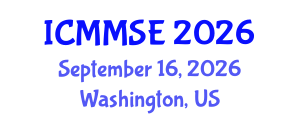 International Conference on Metallurgy, Materials Science and Engineering (ICMMSE) September 16, 2026 - Washington, United States