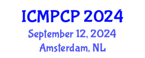 International Conference on Metamaterials, Photonic Crystals and Plasmonics (ICMPCP) September 12, 2024 - Amsterdam, Netherlands