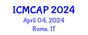 International Conference on Meteorology, Climatology and Atmospheric Physics (ICMCAP) April 04, 2024 - Rome, Italy