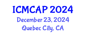 International Conference on Meteorology, Climatology and Atmospheric Physics (ICMCAP) December 23, 2024 - Quebec City, Canada