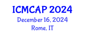International Conference on Meteorology, Climatology and Atmospheric Physics (ICMCAP) December 16, 2024 - Rome, Italy