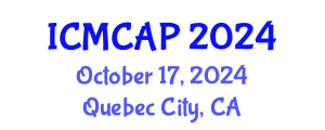 International Conference on Meteorology, Climatology and Atmospheric Physics (ICMCAP) October 17, 2024 - Quebec City, Canada