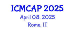 International Conference on Meteorology, Climatology and Atmospheric Physics (ICMCAP) April 08, 2025 - Rome, Italy