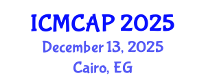 International Conference on Meteorology, Climatology and Atmospheric Physics (ICMCAP) December 13, 2025 - Cairo, Egypt
