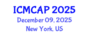 International Conference on Meteorology, Climatology and Atmospheric Physics (ICMCAP) December 09, 2025 - New York, United States