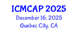 International Conference on Meteorology, Climatology and Atmospheric Physics (ICMCAP) December 16, 2025 - Quebec City, Canada