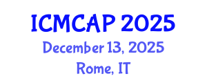 International Conference on Meteorology, Climatology and Atmospheric Physics (ICMCAP) December 13, 2025 - Rome, Italy
