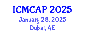 International Conference on Meteorology, Climatology and Atmospheric Physics (ICMCAP) January 28, 2025 - Dubai, United Arab Emirates
