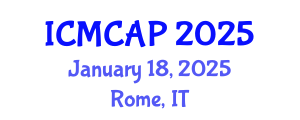 International Conference on Meteorology, Climatology and Atmospheric Physics (ICMCAP) January 18, 2025 - Rome, Italy