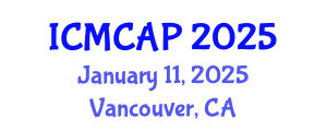 International Conference on Meteorology, Climatology and Atmospheric Physics (ICMCAP) January 11, 2025 - Vancouver, Canada