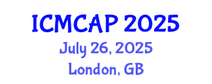 International Conference on Meteorology, Climatology and Atmospheric Physics (ICMCAP) July 26, 2025 - London, United Kingdom