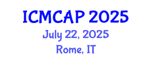 International Conference on Meteorology, Climatology and Atmospheric Physics (ICMCAP) July 22, 2025 - Rome, Italy