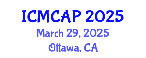 International Conference on Meteorology, Climatology and Atmospheric Physics (ICMCAP) March 29, 2025 - Ottawa, Canada