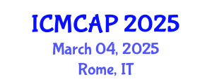 International Conference on Meteorology, Climatology and Atmospheric Physics (ICMCAP) March 04, 2025 - Rome, Italy