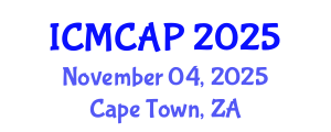 International Conference on Meteorology, Climatology and Atmospheric Physics (ICMCAP) November 04, 2025 - Cape Town, South Africa