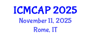 International Conference on Meteorology, Climatology and Atmospheric Physics (ICMCAP) November 11, 2025 - Rome, Italy