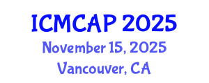International Conference on Meteorology, Climatology and Atmospheric Physics (ICMCAP) November 15, 2025 - Vancouver, Canada