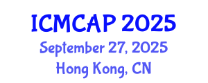International Conference on Meteorology, Climatology and Atmospheric Physics (ICMCAP) September 27, 2025 - Hong Kong, China