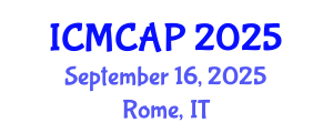 International Conference on Meteorology, Climatology and Atmospheric Physics (ICMCAP) September 16, 2025 - Rome, Italy
