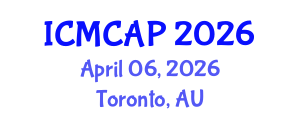 International Conference on Meteorology, Climatology and Atmospheric Physics (ICMCAP) April 06, 2026 - Toronto, Australia International Conference on Meteorology, Climatology and Atmospheric Physics (ICMCAP) April 06, 2026 - Toronto, Australia