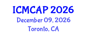 International Conference on Meteorology, Climatology and Atmospheric Physics (ICMCAP) December 09, 2026 - Toronto, Canada International Conference on Meteorology, Climatology and Atmospheric Physics (ICMCAP) December 09, 2026 - Toronto, Canada