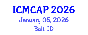 International Conference on Meteorology, Climatology and Atmospheric Physics (ICMCAP) January 05, 2026 - Bali, Indonesia International Conference on Meteorology, Climatology and Atmospheric Physics (ICMCAP) January 05, 2026 - Bali, Indonesia