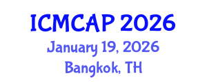 International Conference on Meteorology, Climatology and Atmospheric Physics (ICMCAP) January 19, 2026 - Bangkok, Thailand International Conference on Meteorology, Climatology and Atmospheric Physics (ICMCAP) January 19, 2026 - Bangkok, Thailand
