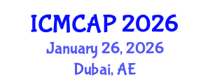 International Conference on Meteorology, Climatology and Atmospheric Physics (ICMCAP) January 26, 2026 - Dubai, United Arab Emirates International Conference on Meteorology, Climatology and Atmospheric Physics (ICMCAP) January 26, 2026 - Dubai, United Arab Emirates