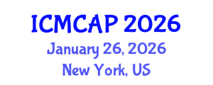 International Conference on Meteorology, Climatology and Atmospheric Physics (ICMCAP) January 26, 2026 - New York, United States International Conference on Meteorology, Climatology and Atmospheric Physics (ICMCAP) January 26, 2026 - New York, United States